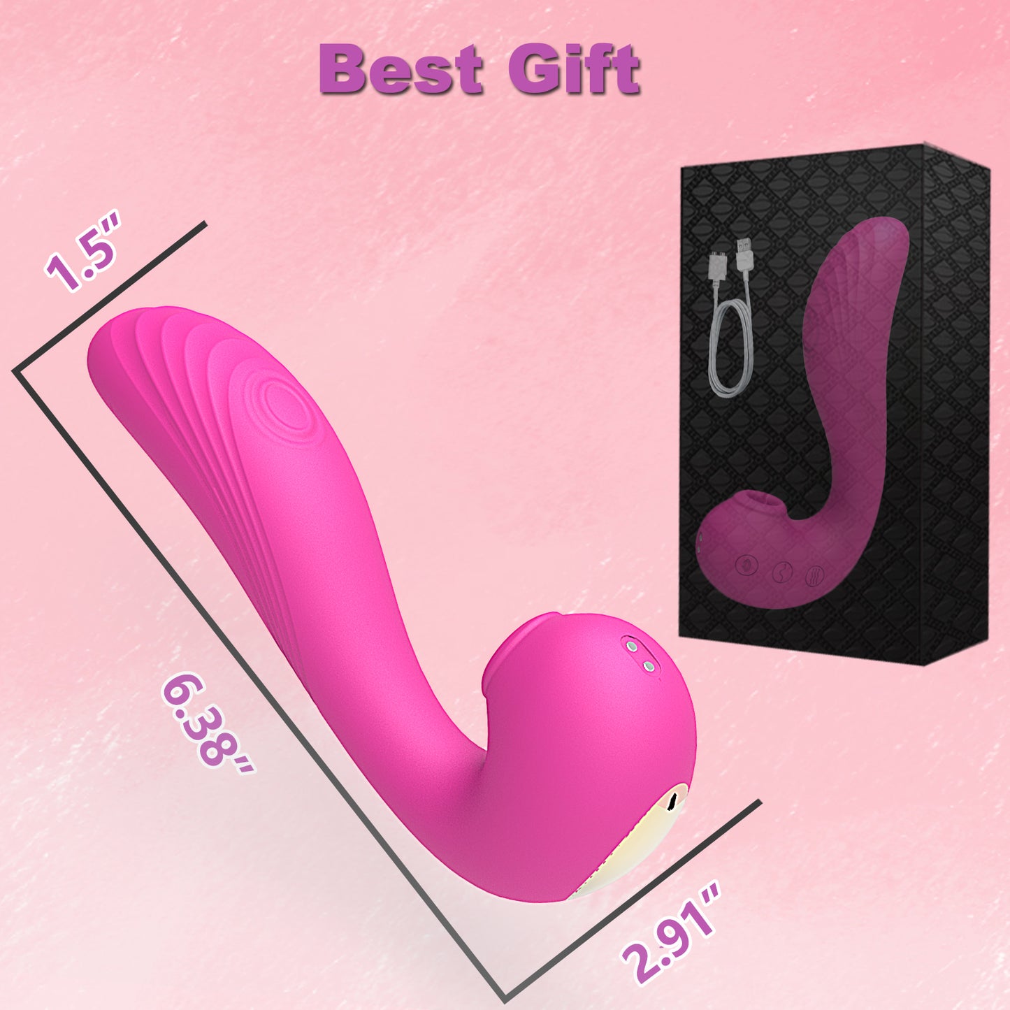 Ultimate G Spot Vibrator for Women - Multi-Mode Silicone Pleasure Tool, Waterproof Adult Massager for Couples