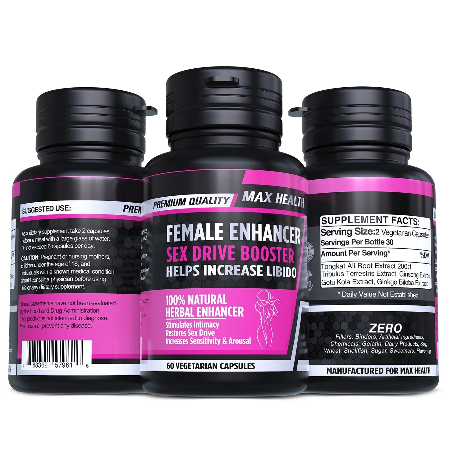 Elevate Your Intimacy: Female Boost Drive & Desire Enhancer - 60 Powerful Pills for Women