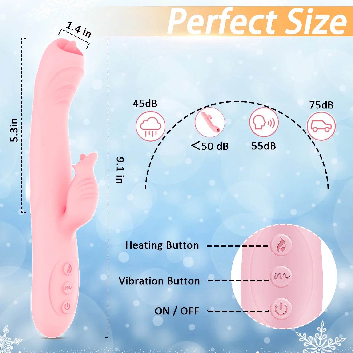 Ultimate 5-in-1 Thrusting Rabbit Vibrator - 7 Vibrations, Tongue Licking, Rotating & Heating Modes for Unmatched Pleasure! Waterproof Silicone Adult Toy for Couples