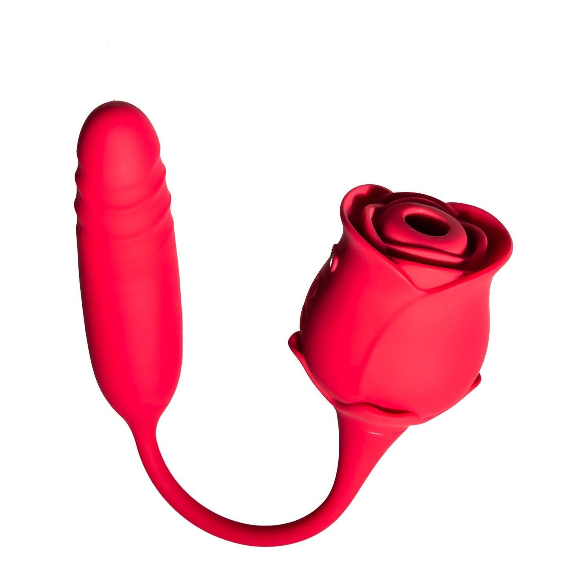 Flower Power Duo Function Rose Massager - Tickle My Pickle 