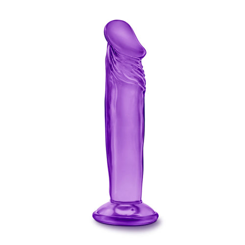 B Yours - Sweet n' Small 6 Inch Dildo With Suction Cup - Purple - Tickle My Pickle 