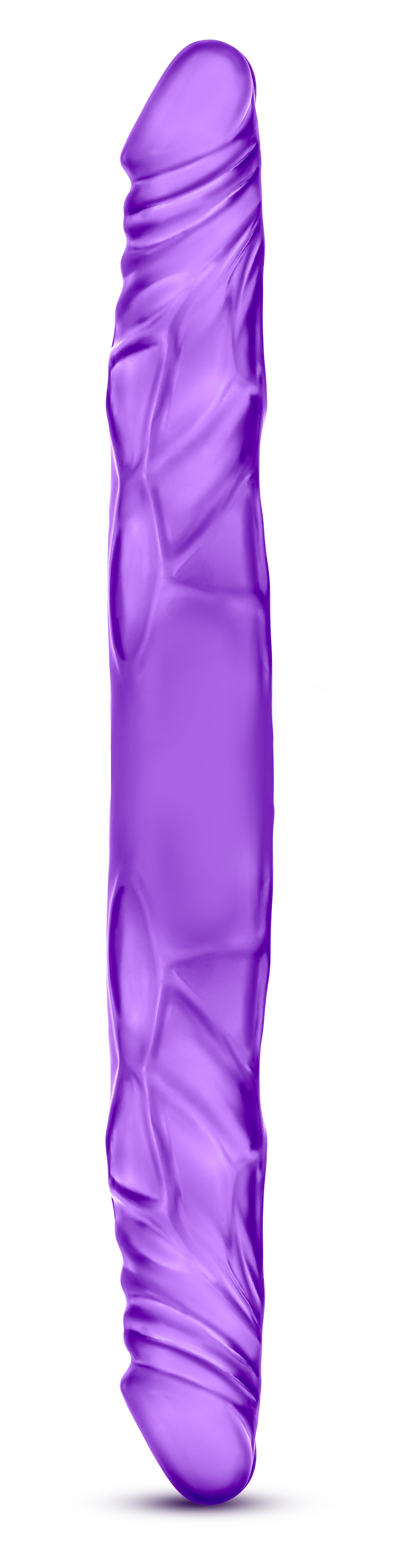 B Yours 14" Double Dildo - Purple - Tickle My Pickle 