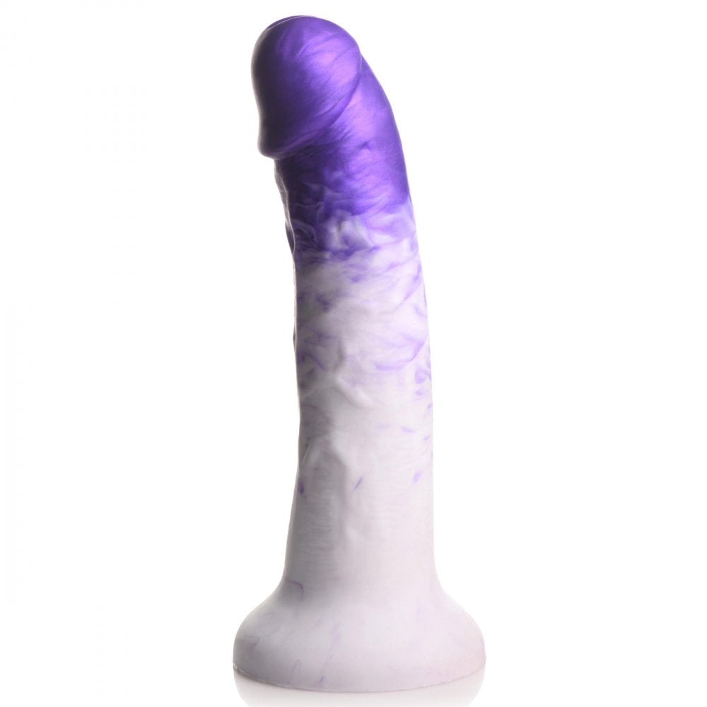 Real Swirl Realistic Silicone Dildo - Purple - Tickle My Pickle 