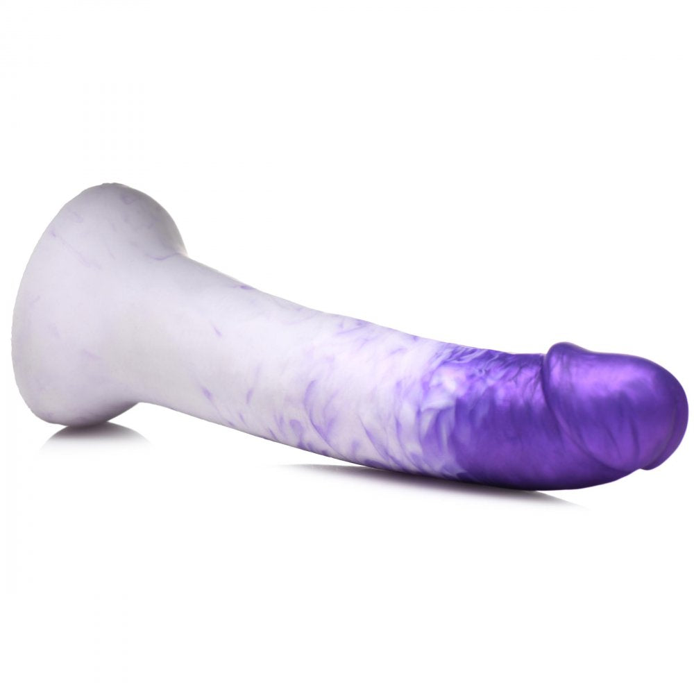 Real Swirl Realistic Silicone Dildo - Purple - Tickle My Pickle 