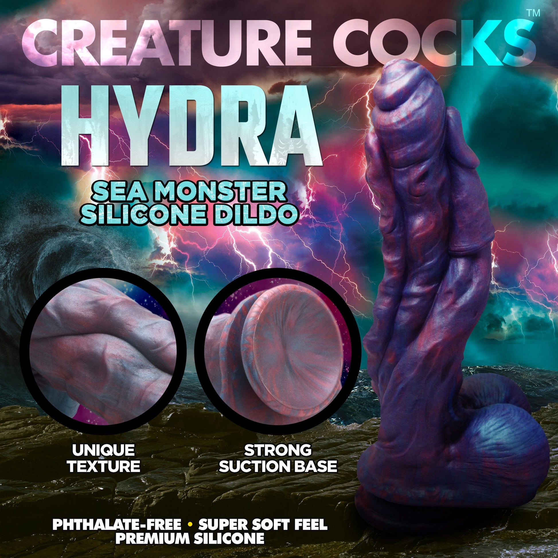 Hydra Sea Monster Silicone Dildo - Tickle My Pickle 