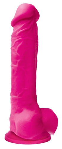 Colours Pleasures - 8" Dildo - Pink - Tickle My Pickle 