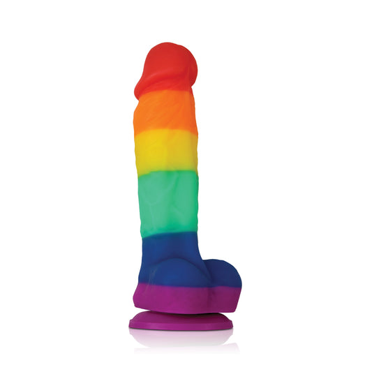 Colours Pride Edition - 5" Dildo - Rainbow - Tickle My Pickle 