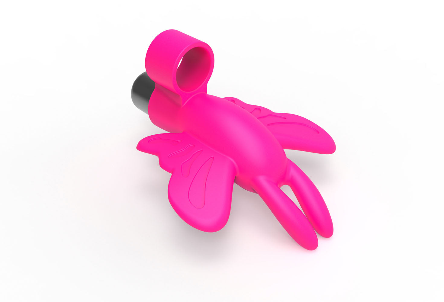 The 9's Flirt Finger Butterfly Finger Vibrator - Pink - Tickle My Pickle 