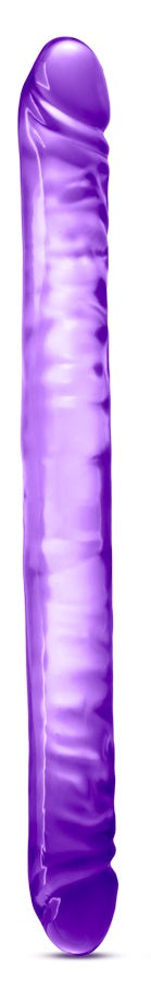 B Yours 18" Double Dildo - Purple - Tickle My Pickle 